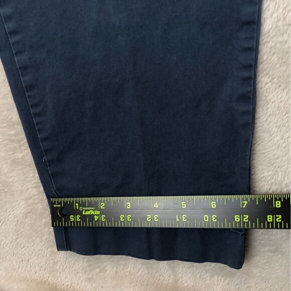 J.Crew Men's Driggs Pants Size 36x32 Flex Chino Classic Straight Flat Front Navy - Picture 4 of 12